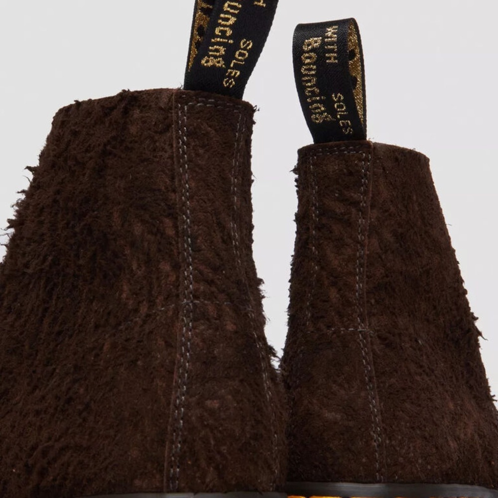 Dr. Martens Women's 101 BEN MIE MADE IN ENGLAND Brown Suede 1460 Retail $380!! - Picture 6 of 8